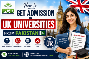 How to Get Admission in UK Universities from Pakistan